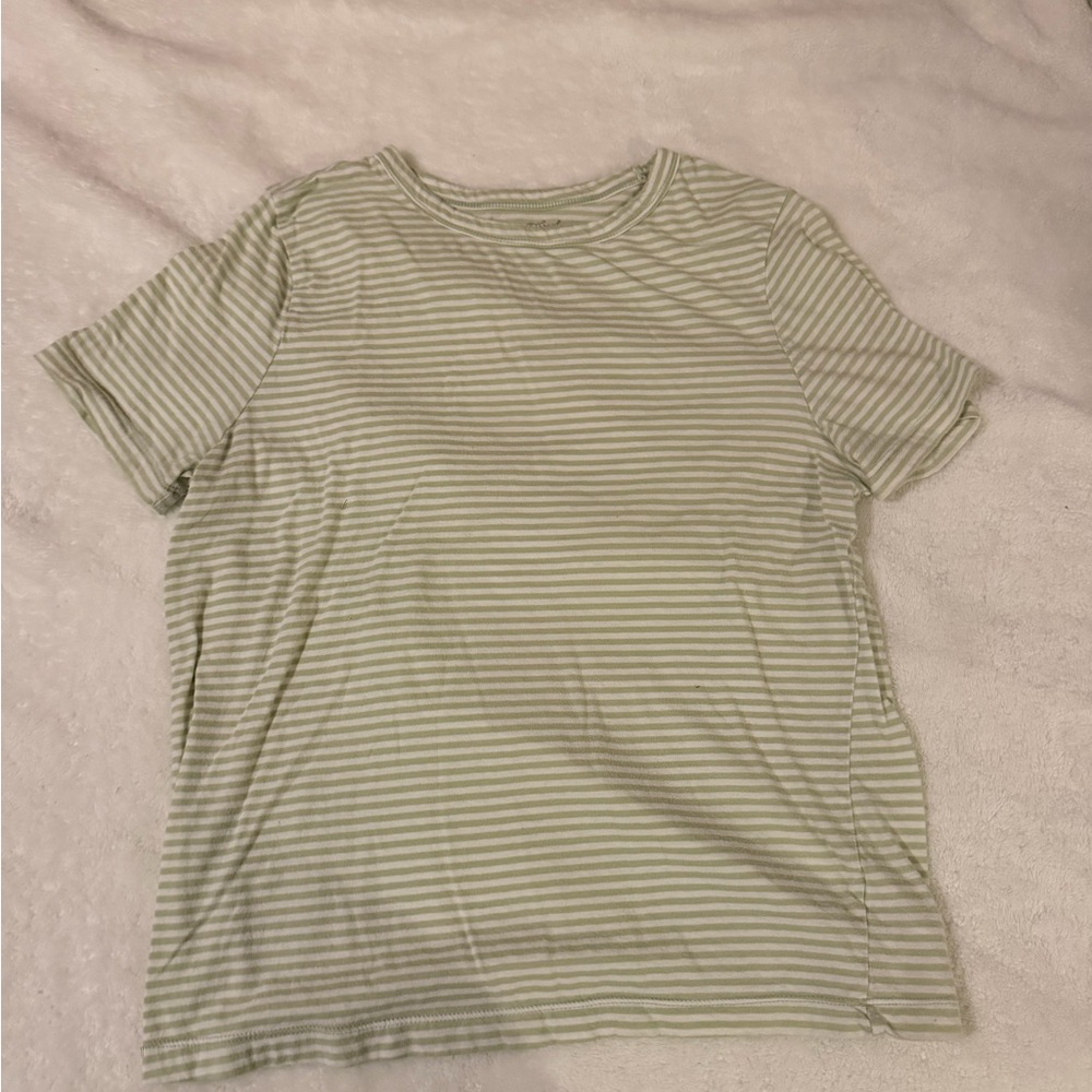 Universal Thread Olive Striped Tee